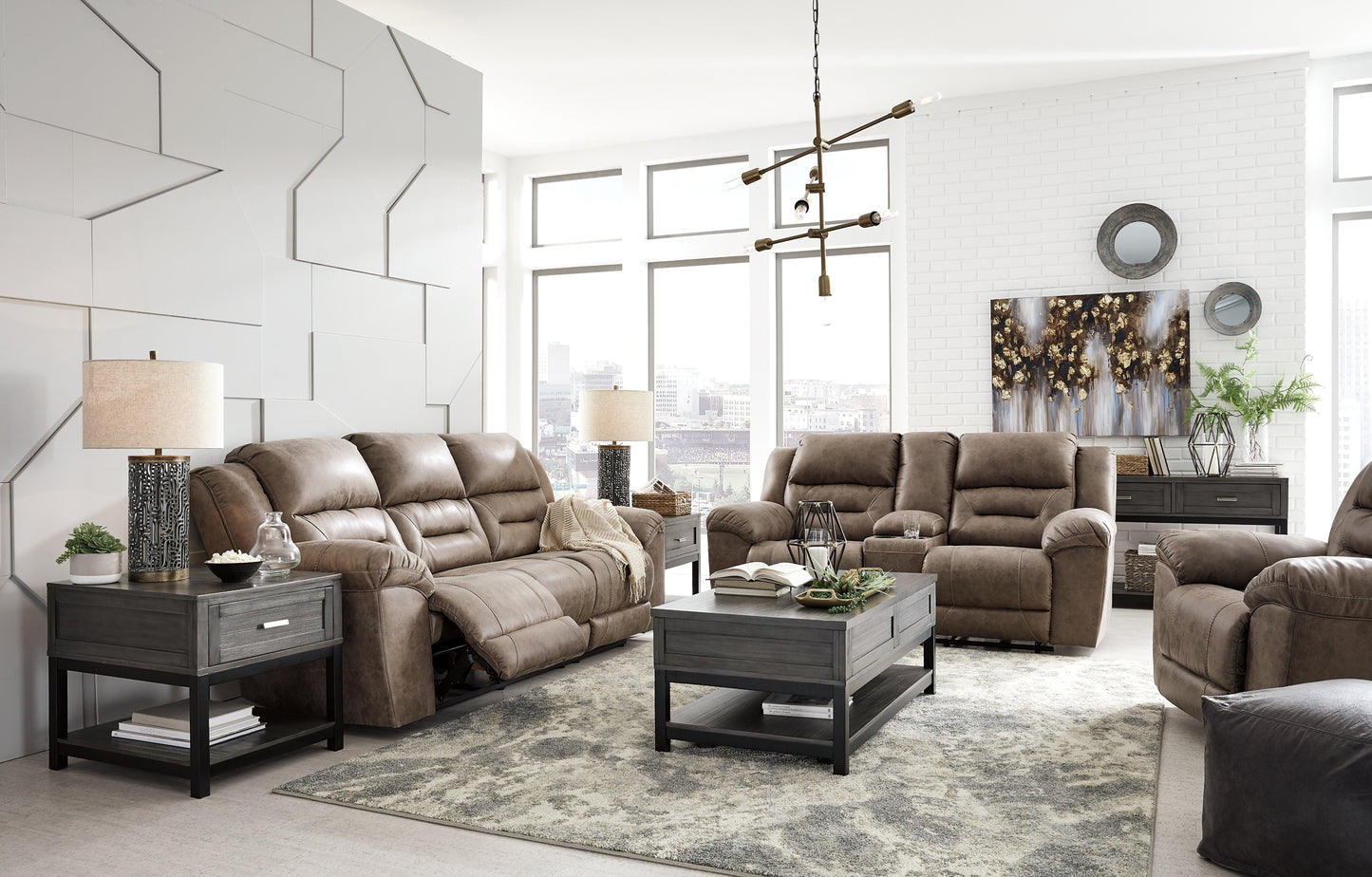 Stoneland Reclining Power Sofa