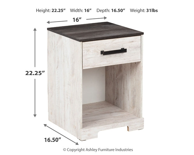 Shawburn One Drawer Night Stand