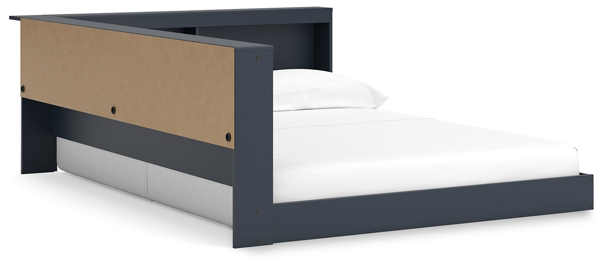 Simmenfort  Bookcase Storage Bed