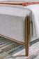 Lyncott King Upholstered Bed with Mirrored Dresser, Chest and 2 Nightstands