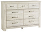 Bellaby  Panel Headboard With Dresser